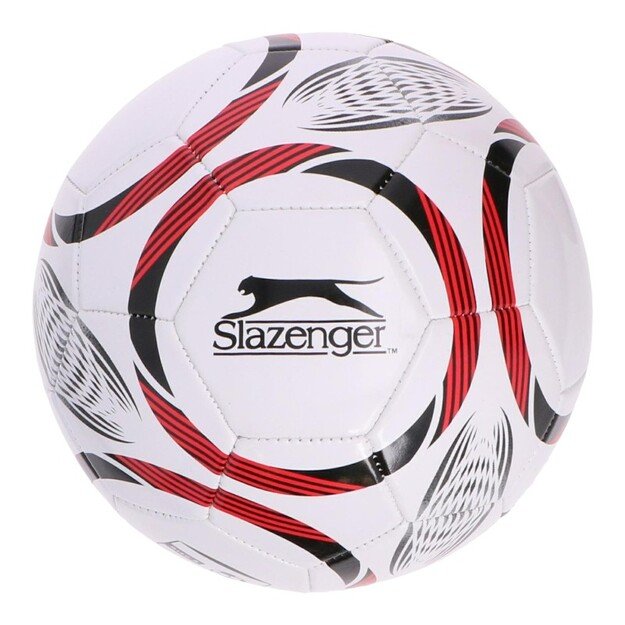 Slazenger - 32-panel training football size 5 (white/red)