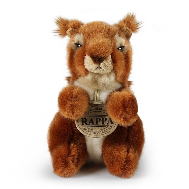 Rappa - Realistic Plush Squirrel 16 cm Eco-Friendly