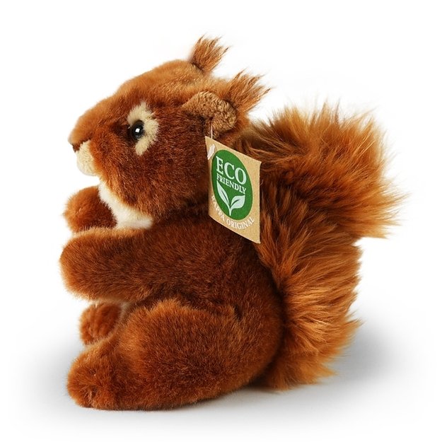 Rappa - Realistic Plush Squirrel 16 cm Eco-Friendly