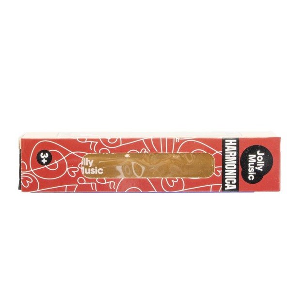 Metal harmonica in a paper box