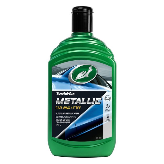 Vaškas Metallic tipo paviršiams + PTFE Turtle Wax®, 500ml  