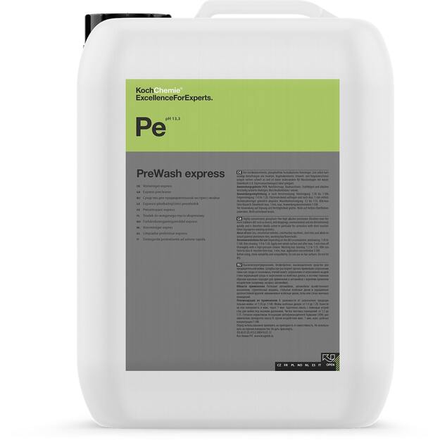 Purvo tirpiklis 23kg PE ph13.3 Prewash Express Koch Chemie  