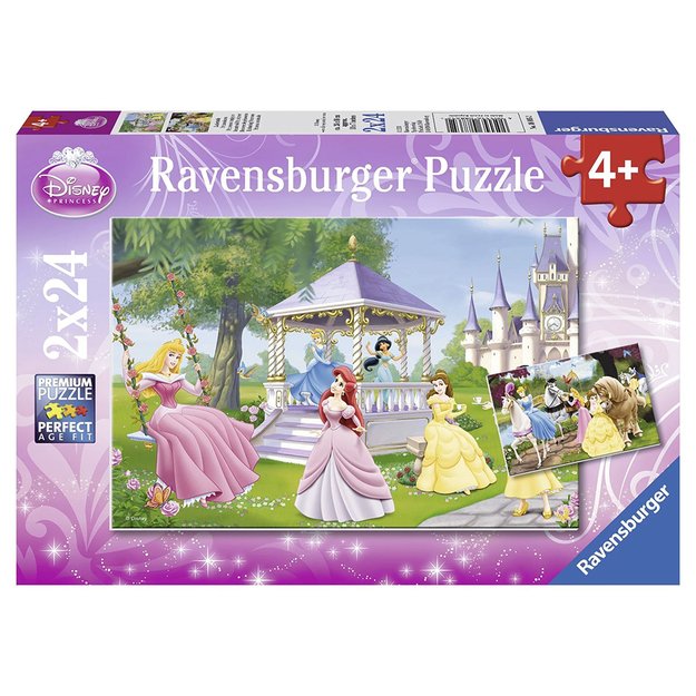 Ravensburger Puzzle 2x24 pc Disney Magical Princesses 