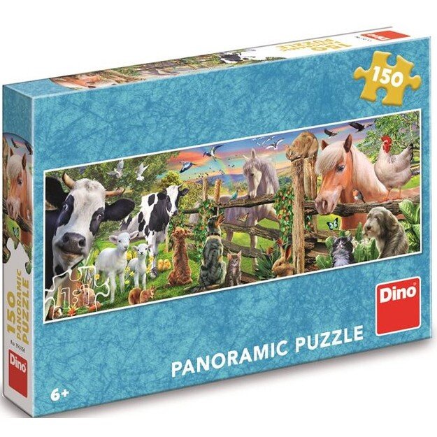 Dino panoramic puzzle 150 pcs Farm