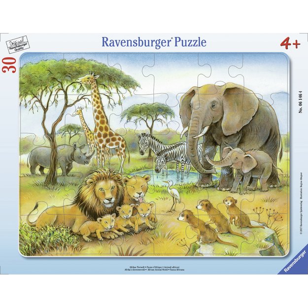 Ravensburger Frame Puzzle 30 pc Africa s Wildlife