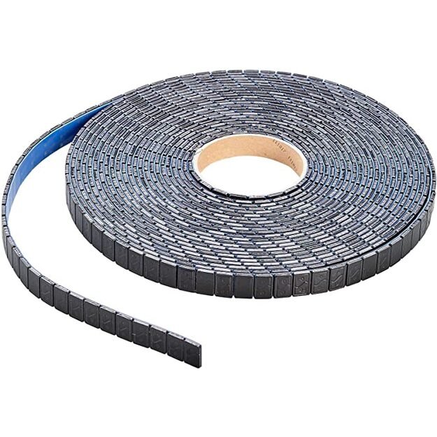 Klijuojami svareliai, juodi, 1000x5g ritė 5kg  