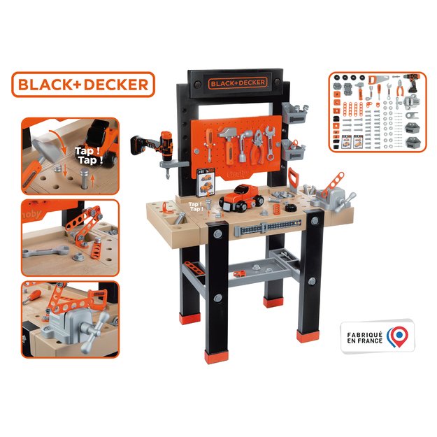 Smoby B&D Bricolo Center Workbench 92 Pc