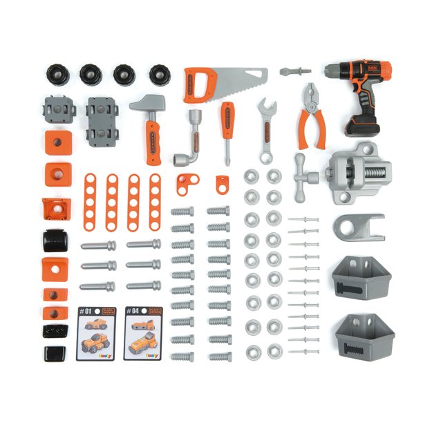 Smoby B&D Bricolo Center Workbench 92 Pc