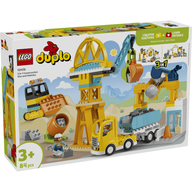 LEGO DUPLO 3 in 1 Construction Site and Vehicles