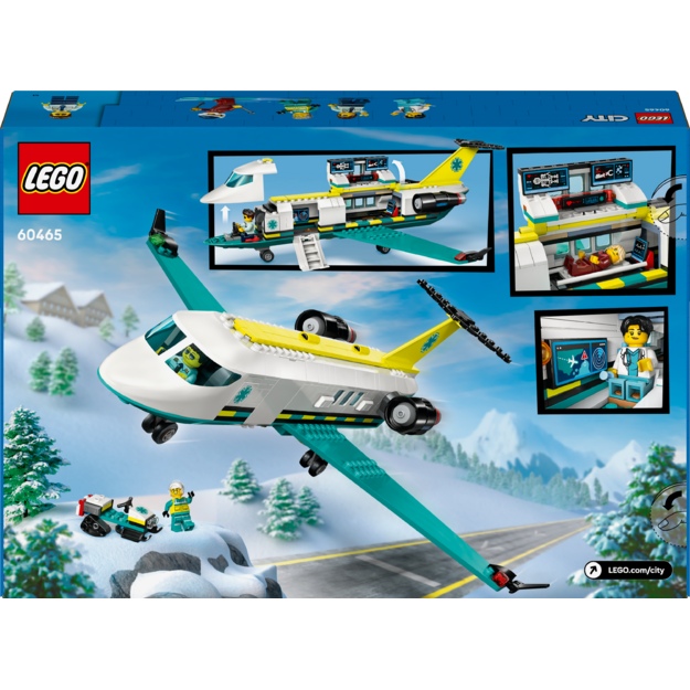 LEGO City Emergency Air Ambulance Airplane