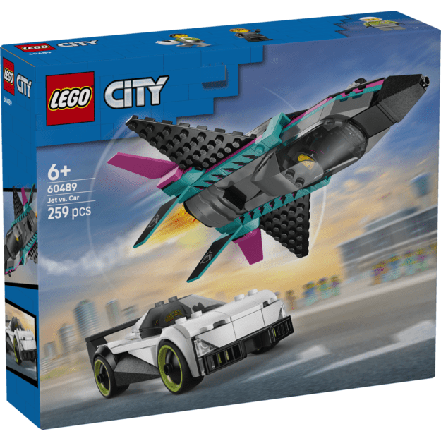 LEGO City Jet vs. Car