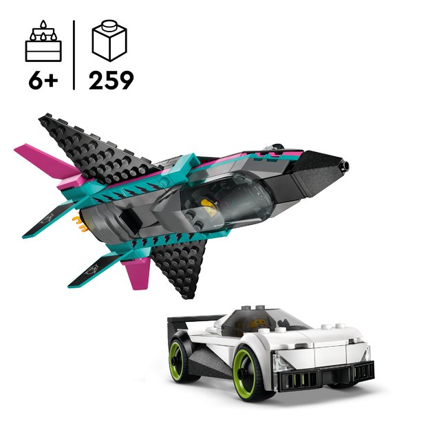 LEGO City Jet vs. Car