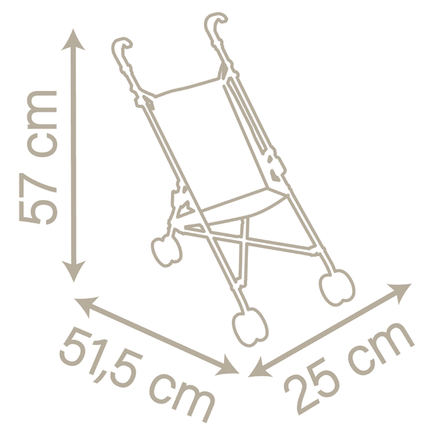 Smoby Baby Dolls Pushchair