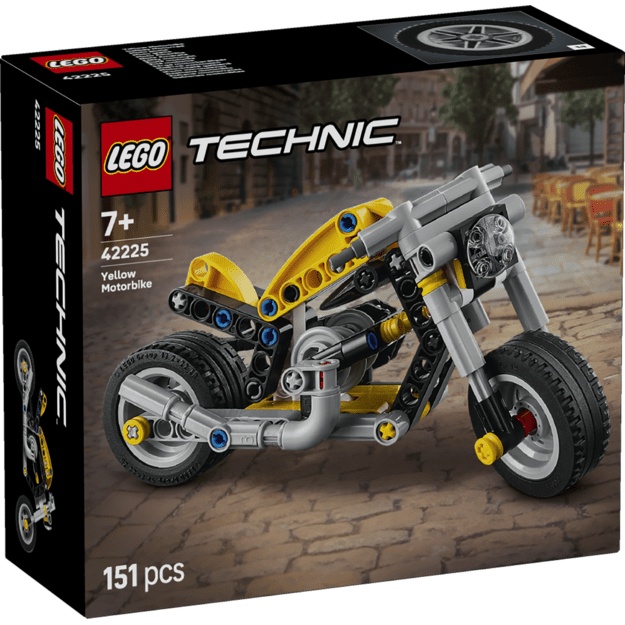 LEGO Technic Yellow Motorcycle
