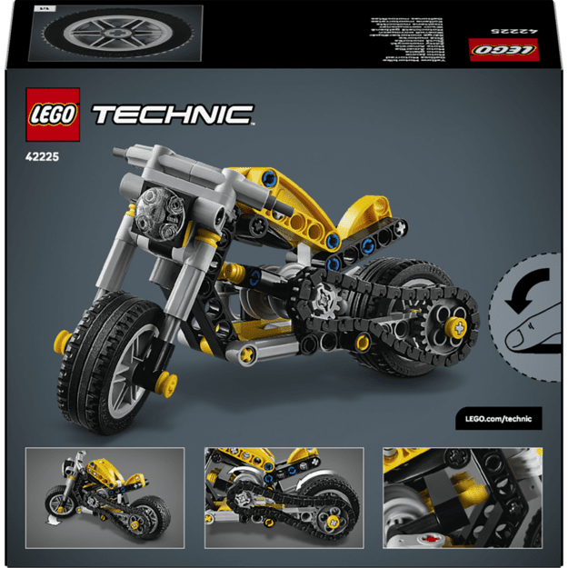 LEGO Technic Yellow Motorcycle