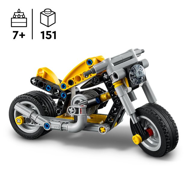 LEGO Technic Yellow Motorcycle