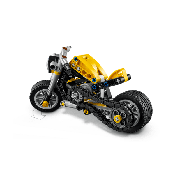 LEGO Technic Yellow Motorcycle