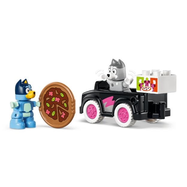 LEGO DUPLO Bluey Pizza Girls with Muffin and Bluey