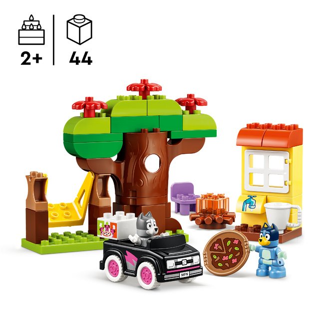 LEGO DUPLO Bluey Pizza Girls with Muffin and Bluey