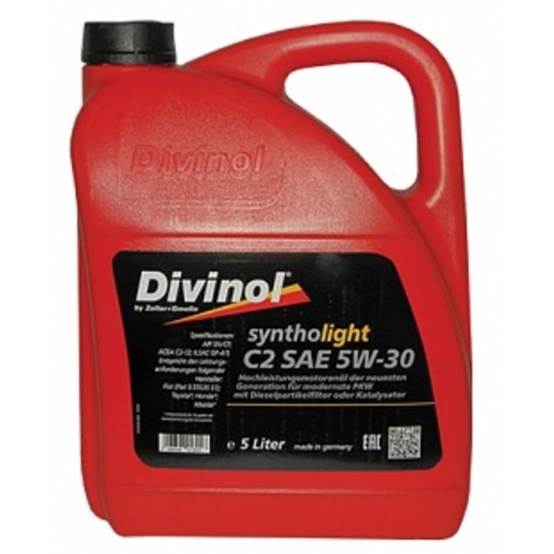 Syntholight DIVINOL C2 5W-30 5 l. SN/CF, ACEA C2-12 (F.T.H.M)  