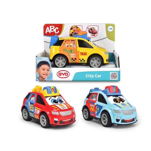 Dickie Toys ABC BYD City Car 3 Different