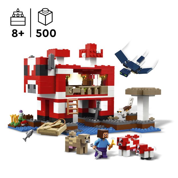 LEGO Minecraft The Mooshroom House