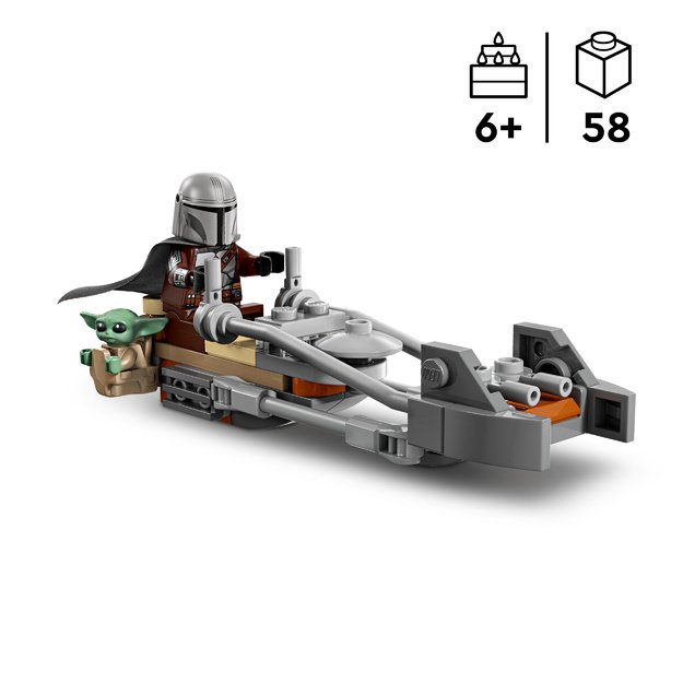 LEGO Star Wars The Mandalorian & Grogu s Speeder Bike