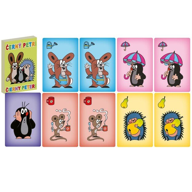 Žaidimo kortelės Juodasis Petras Kurmis