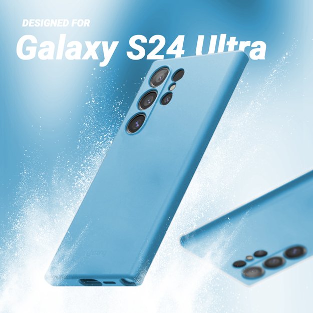 Crong Color Cover – dėklas, skirtas Samsung Galaxy S24 Ultra (mėlynas)