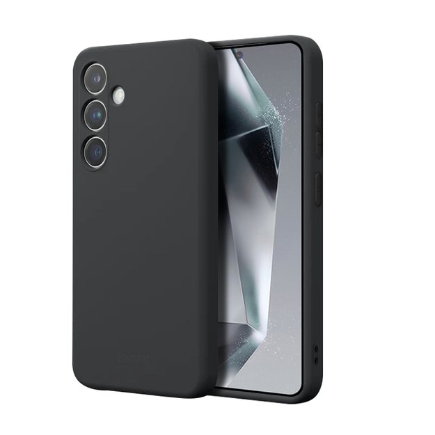 Crong Color Cover – dėklas Samsung Galaxy S24+ (juodas) 7