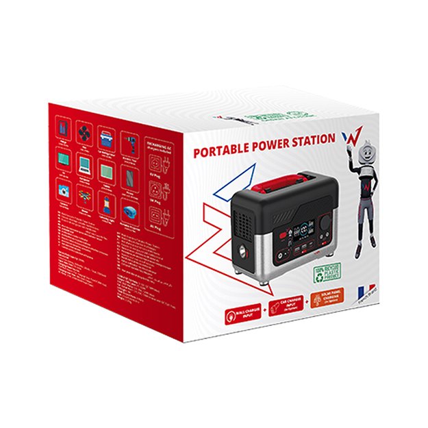 „Wonder Wx600 Power Station“ – 300 W 72800 mAh nešiojama elektrinė (juoda) 