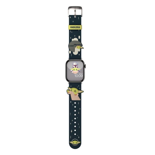 „Žvaigždžių karai“ – apyrankė, skirta „Apple Watch“ 38/40/41/42/44/45/49 mm (Mandalorietis Grogu naudojant 3D jėgą)