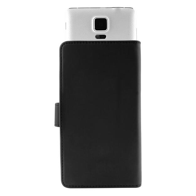 PURO Smart Wallet - Universalus dėklas su laikikliu fotografavimui su kišenėmis kortelėms ir pinigams, XXL dydis (juodas)