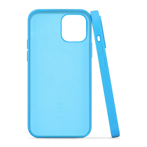 Crong Color Cover – lankstus dėklas, skirtas iPhone 12 Mini (mėlynas)