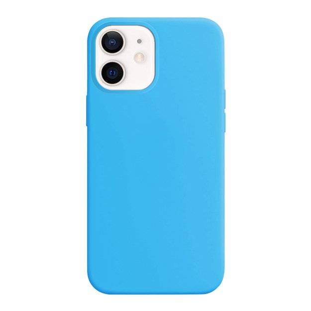 Crong Color Cover – lankstus dėklas, skirtas iPhone 12 Mini (mėlynas)