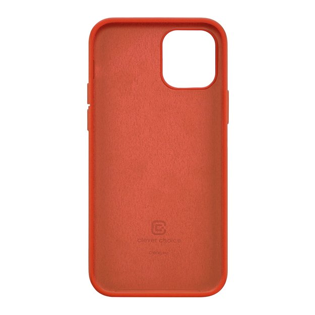 Crong Color Cover – lankstus dėklas, skirtas iPhone 12 Pro Max (raudonas)