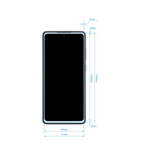 Crong 7D nano lankstus stiklas – pilnai dengianti hibridinė ekrano apsauga 9H Samsung Galaxy A33 5G