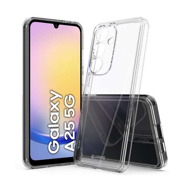 Crong Crystal Shield Cover – dėklas, skirtas Samsung Galaxy A25 5G (skaidrus)