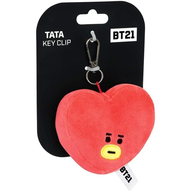 Line Friends BT21 - TATA pliušinis raktų pakabukas