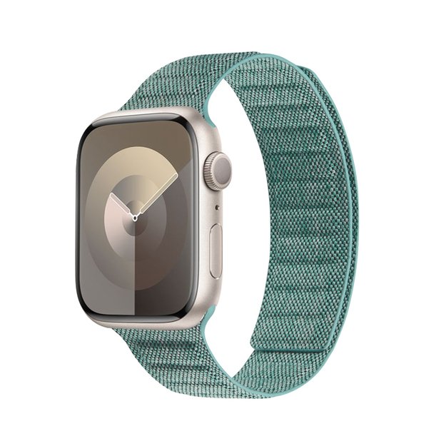 Crong Melange – magnetinis dirželis, skirtas Apple Watch 38/40/41 mm (turkio spalvos melanžas)