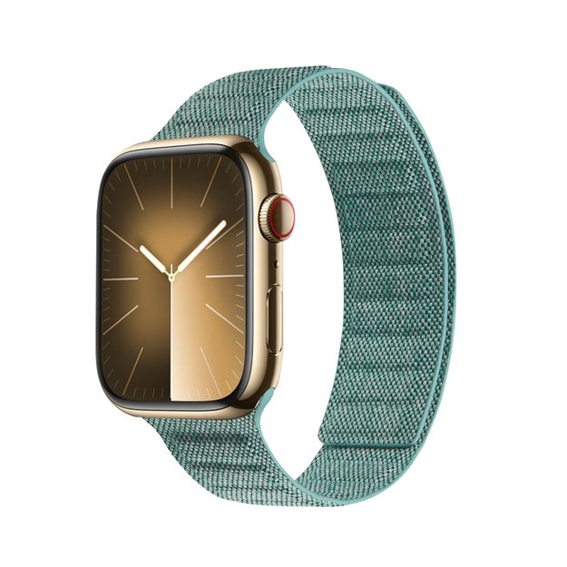 Crong Melange – magnetinis dirželis, skirtas Apple Watch 38/40/41 mm (turkio spalvos melanžas)