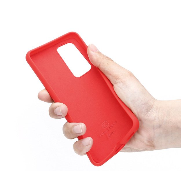Crong Color Cover – lankstus dėklas, skirtas Huawei P40 (raudonas)