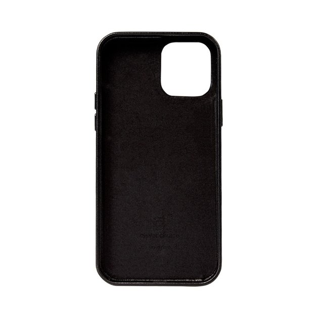 Crong Essential Cover – odinis dėklas, skirtas iPhone 12 Pro Max (juodas)