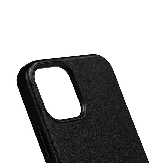 Crong Essential Cover – odinis dėklas, skirtas iPhone 12 Pro Max (juodas)