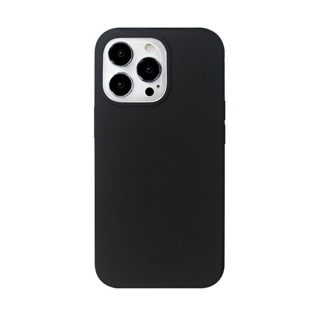 „Crong Color Cover“ magnetinis dėklas, skirtas „iPhone 13 Pro Max“ (juodas)