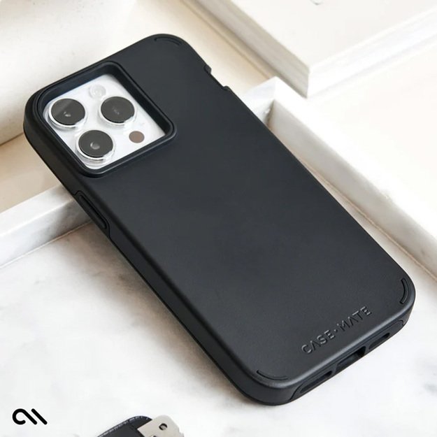 Case-Mate Tough Duo – iPhone 15 Pro Max dėklas (juodas)