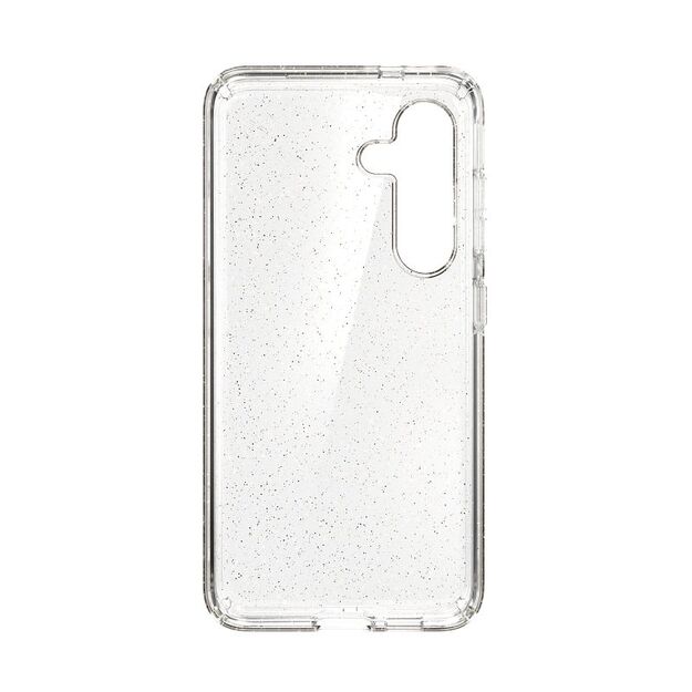 Speck Presidio Lux Glitter – dėklas, skirtas Samsung Galaxy S24 (Clear / Gold Glitter)