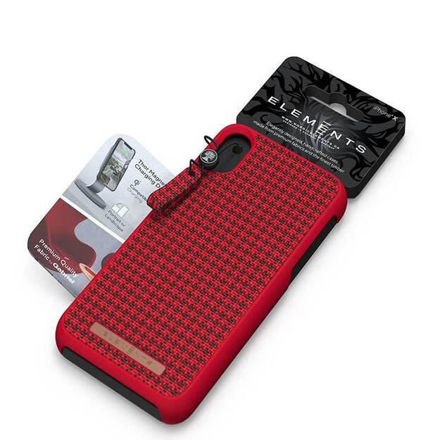 Nordic Elements Saeson Idun – dėklas, skirtas iPhone Xs Max (raudonas) 9
