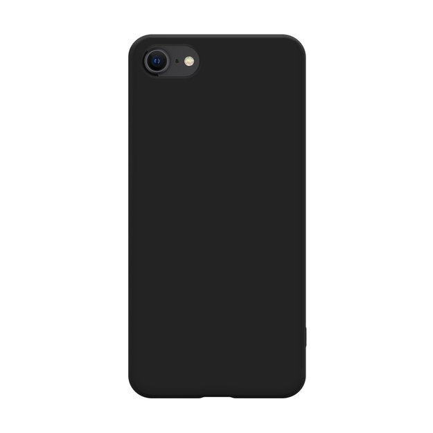 Crong Color Cover – lankstus dangtelis, skirtas iPhone 8/7 (juodas)