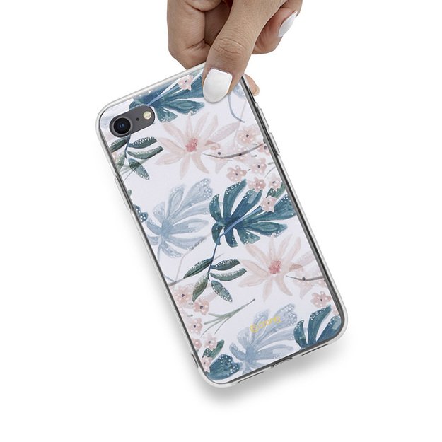 Crong Flower Case – dėklas, skirtas iPhone SE 2020 / 8 / 7 (šablonas 01)